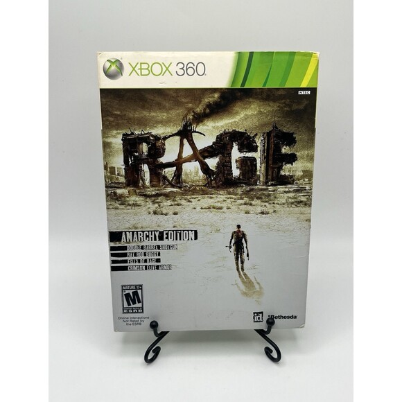 Microsoft Other - Rage Microsoft Xbox 360 Video Game Original Release CIB 3 Disc Set Used TESTED